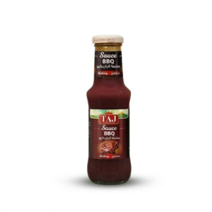 TAJ BBQ SAUCE HICKORY GLASS 340GR