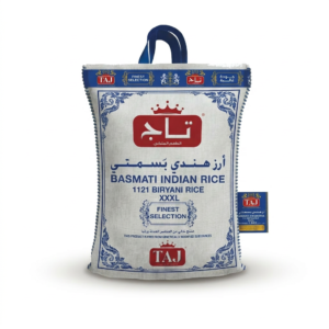 TAJ BLUE JUTE INDIAN BASMATI RICE 40KG