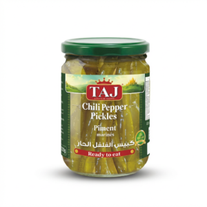 TAJ PICKLED CHILI PEPPER 600GR