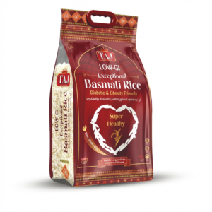 TAJ EXCEPTIONAL BASMATI RICE LOW GI DIABETES 3.63KG