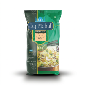 TAJ MAHAL MAXI LONG GREEN BASMATI RICE 20KG