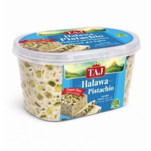 TAJ HALAWA WITH PISTACHIO -SUGAR FREE 454GR